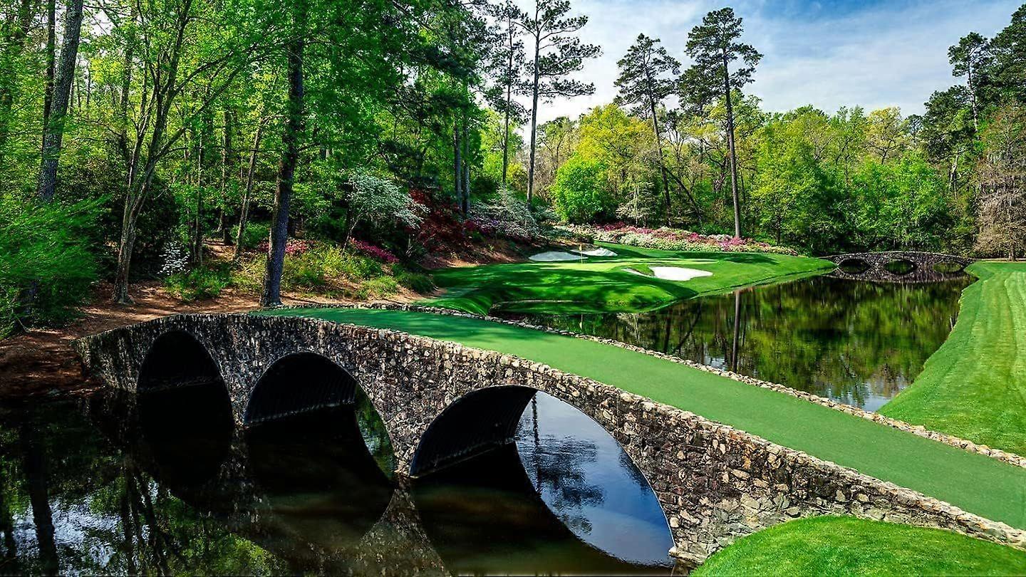 بانوراما الألغاز للبالغين 1000/500/300 قطعة لغز الماجستير بطولة أوغوستا الوطنية الوطنية للجولف المناظر الطبيعية قطع خشبية قطع اللغز د