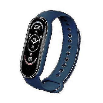 2021 Mi 6 Bracelet Watch Fitness Tracker Sport Smartband Pk  blau