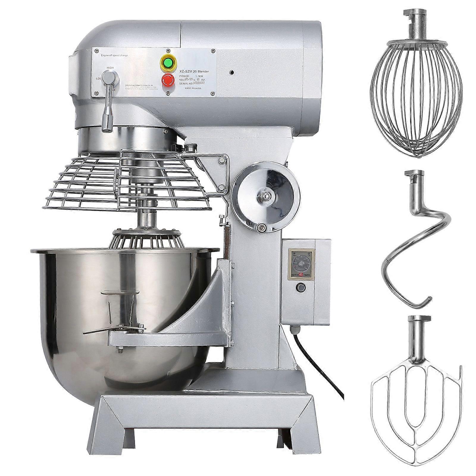 18qt elétrico Food Stand Mixer Massa Mixer Gear Driven Multi-function 20l Bowl
