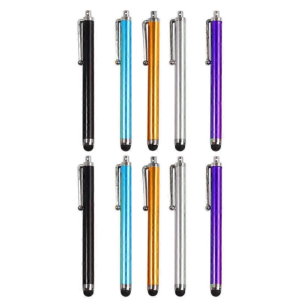 10pcs Stylus Pens Replaceable Fiber Tips Capacitive Stylus for Touch Screen