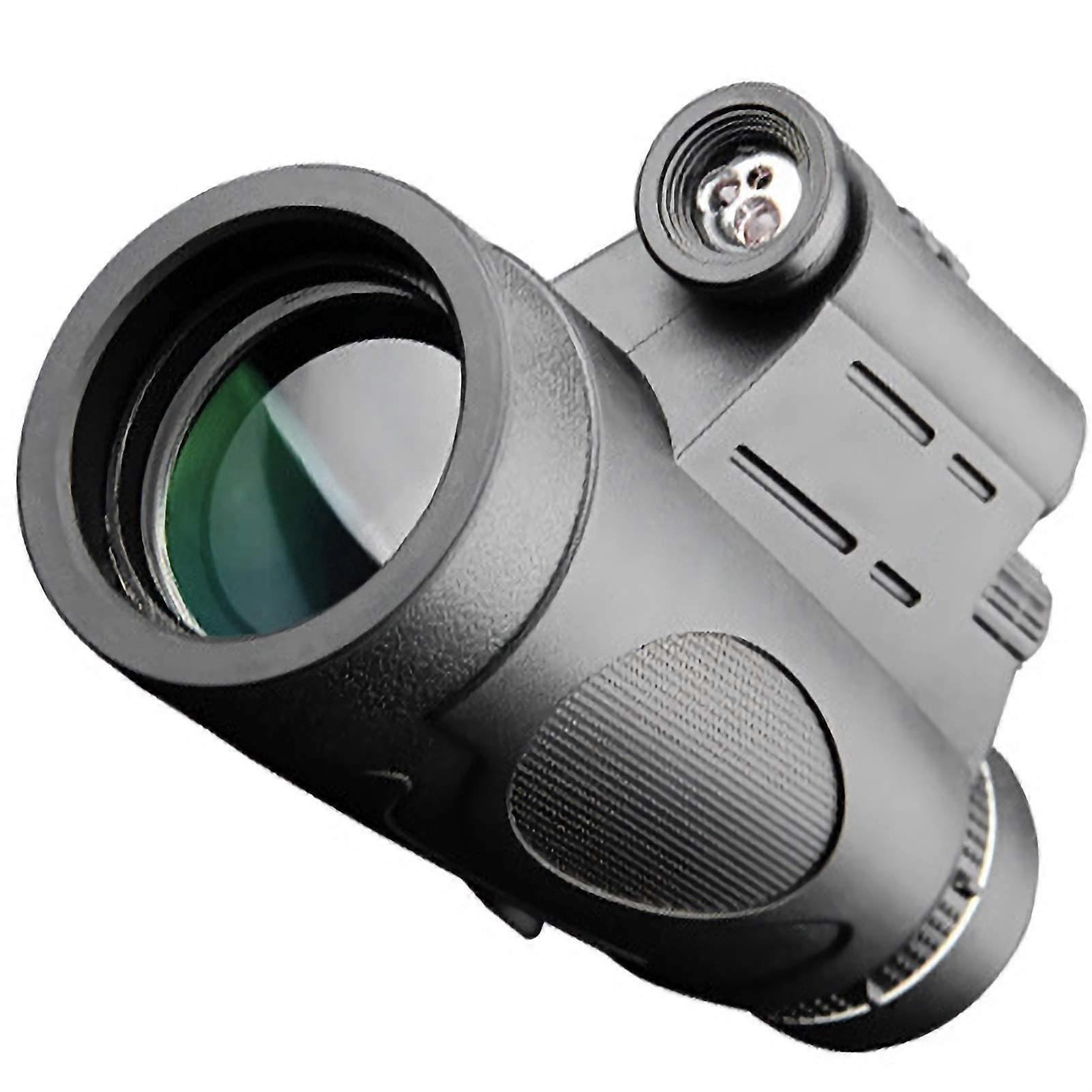 Portable Monocular 12x50 High-Power Telescope With Low-Light Performance And Three Lighting Effects For Hiking