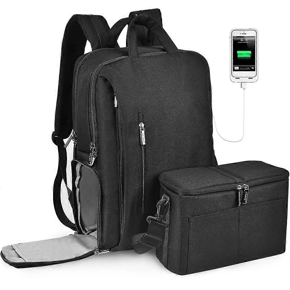 CADeN L5 III Multi-function Digital Camera Dual Shoulders Bag Backpack