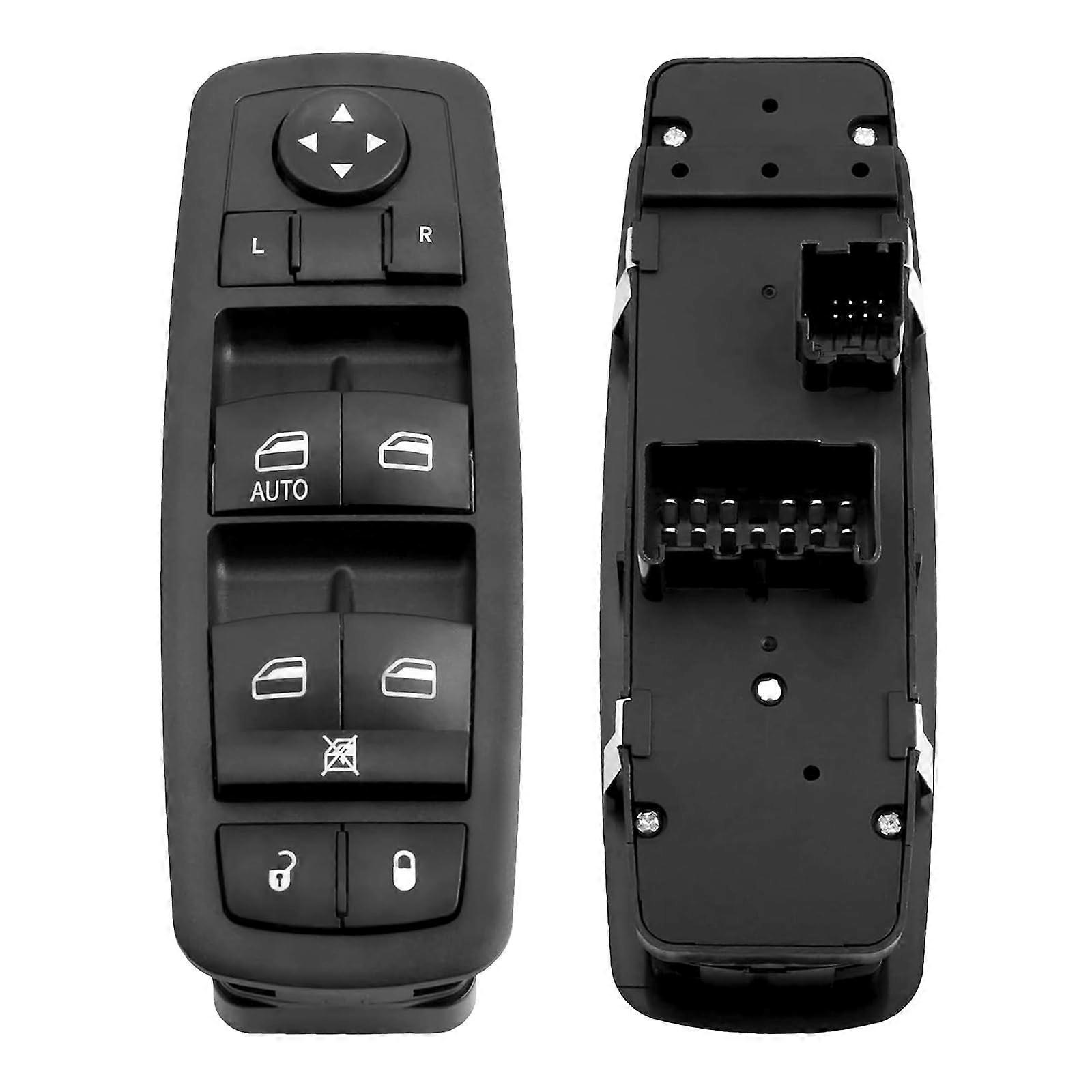 Window Switch Driver Side Master Power Compatible with 2011-2016 Dodge Journey, Replaces 68084001AD, 68084001AB, 68084001AC