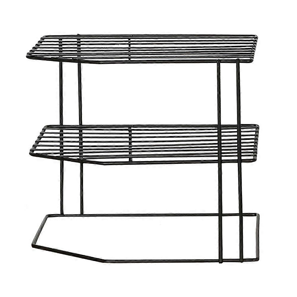 Multipurpose Metal Three Layer Corner Storage Shelf for Kitchen Bathroom