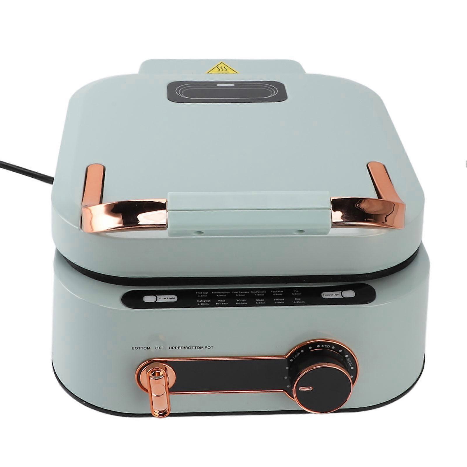 Multifunction Skillet Temperature Adjustable Nonstick Double Sided Electric Frying Baking Pan for Cooking