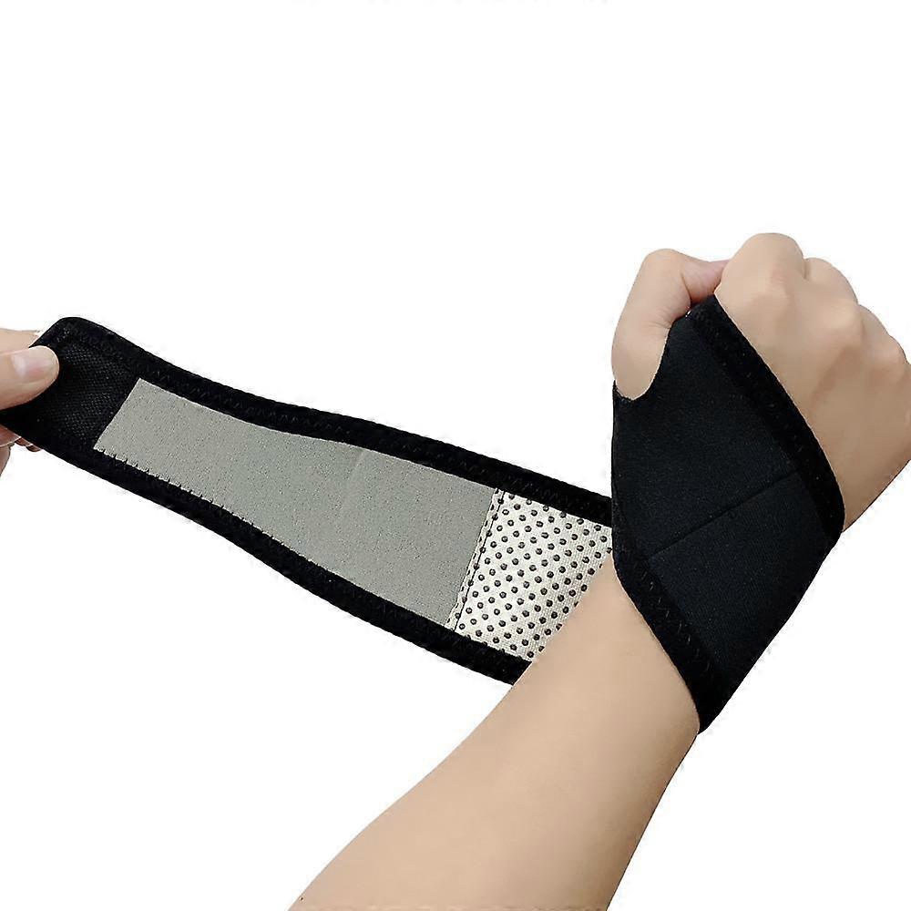 Self Heating Magnetic Wrist Support Brace Strap Wristband Pain Relief
