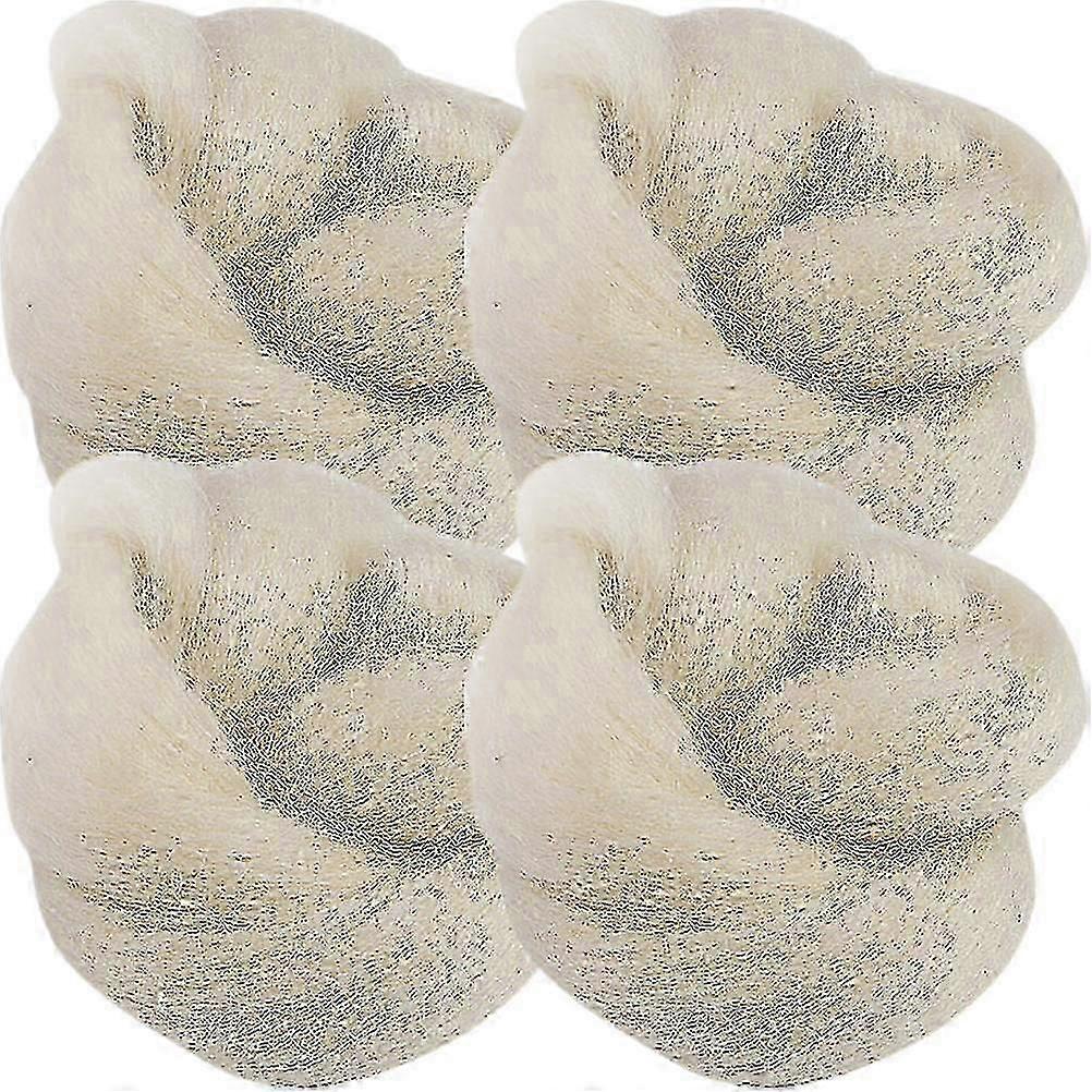 4Pcs Anti-wear Toe Separators Wool Toe Pads Supple Wool Toe Splitters Toe Corn Pads