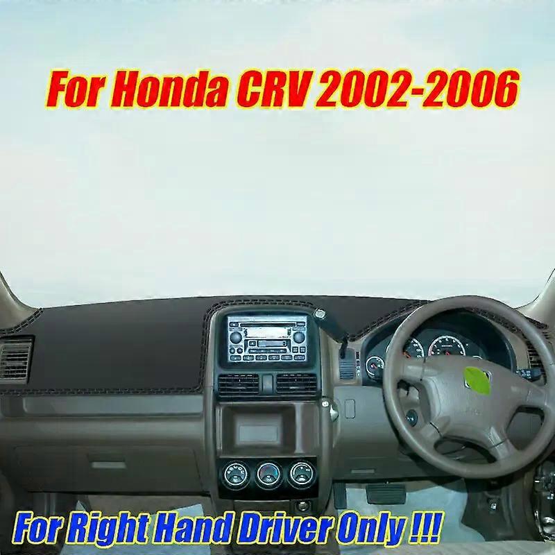 RHD Leder Armaturenbrett Abdeckung Dash Protector Pad Matte Für Honda CRV CR-V 2002-2006
