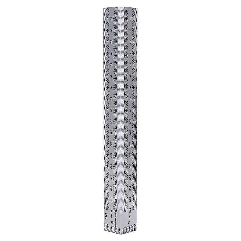 180mm Right Angle Scribing Ruler Stainless Steel Woodworking Marking Tool
