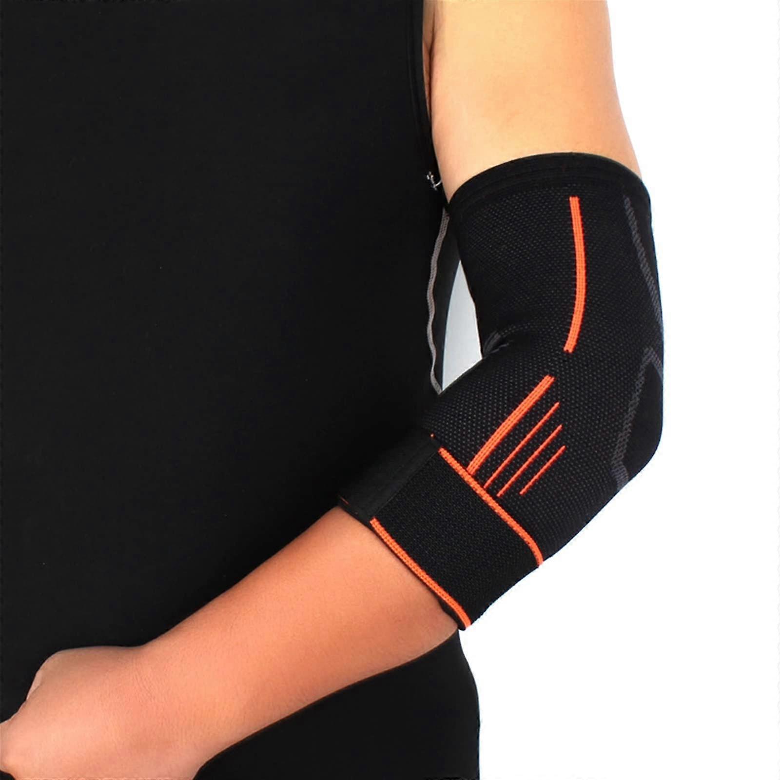 Elbow Wraps Compression Support Sleeve for Tendonitis with Adjustable Strap, Large – Ideal for Tennis, Golf, Weightlifting