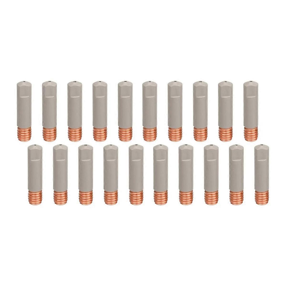 20pcs MB15AK Welding Nozzle Tipcoating protect M6 Gas Nozzle 1.0mm
