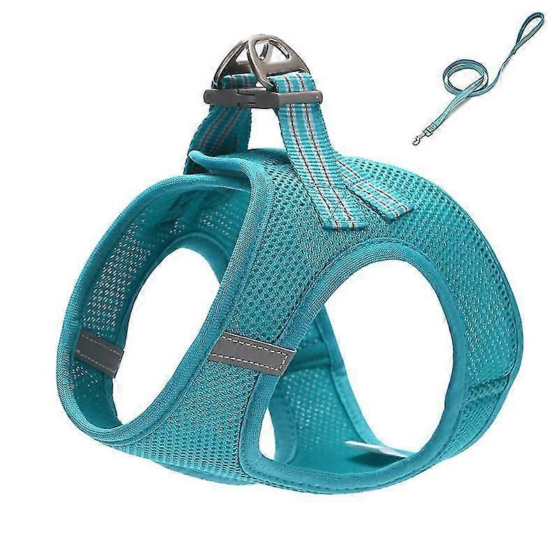 Lebanghui Dog Harness Adjustable Mesh Dog Vest Harness With Leash Set Pet Leash For Small Pets