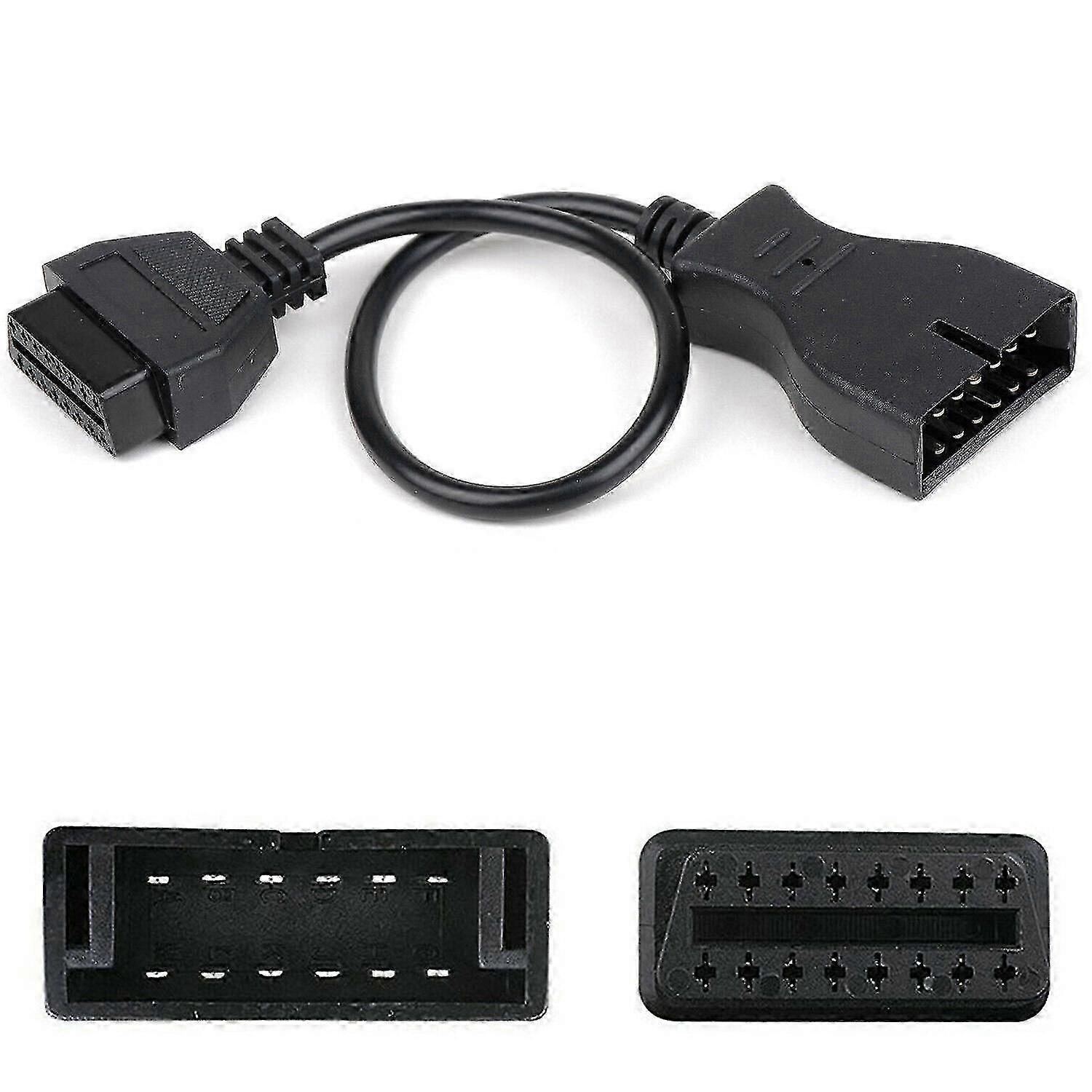 OBD1 To OBD2 Adapter Cable For Vehicle Diagnostic Scanner Tool Connection Interface