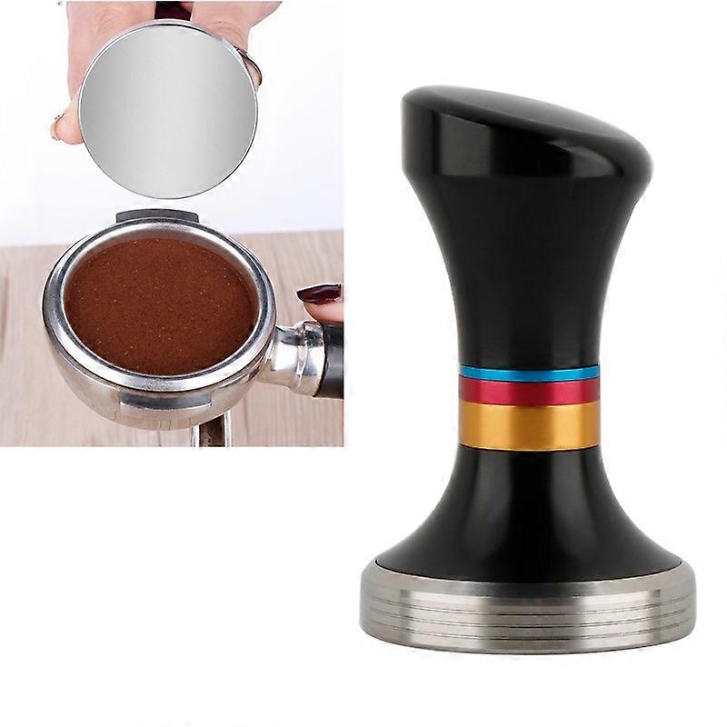 58mm CoffeeTamper rustfrit stål kaffepulver hammer flad base pulverpresse