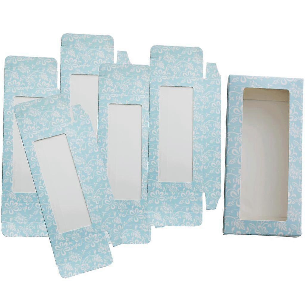 6 Pieces Wedding Biscuits Boxes Gift Candy Cookie Case Party Favors