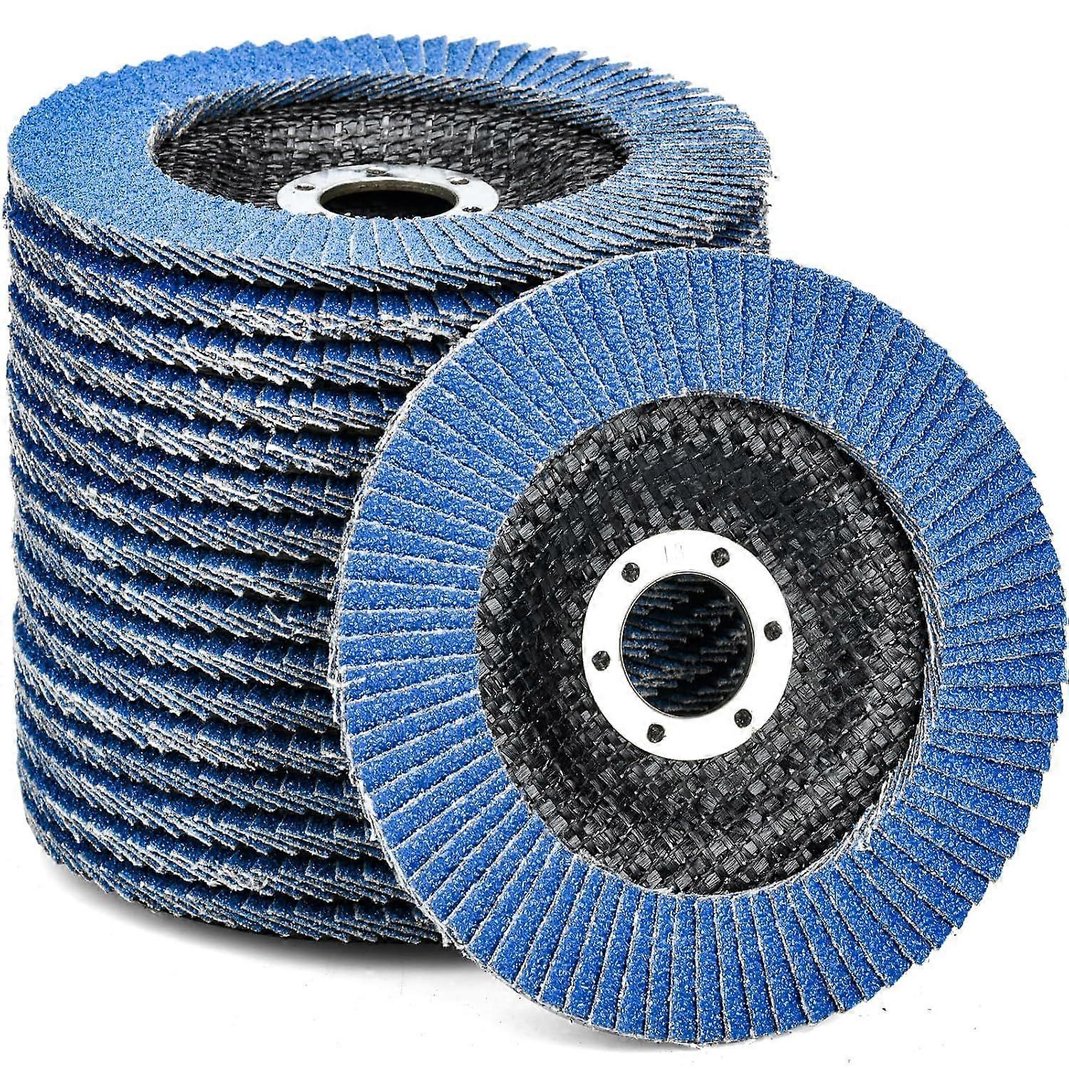 10 pieces 125 mm x 22 mm Number of grains 40 pieces Grinding discs For deburring, rust removal, polishing, finishing