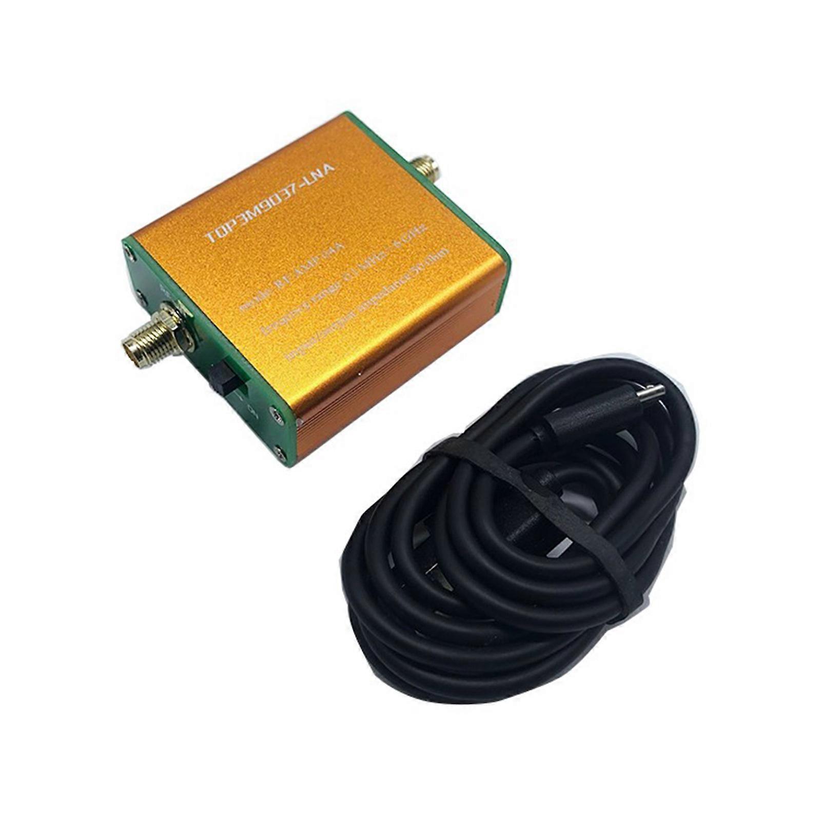 AudioAmplifier 100K-6Ghz RFAmp 50Ohm Input/Output Low-Noise Amplifier with High Input Power Handling Robust