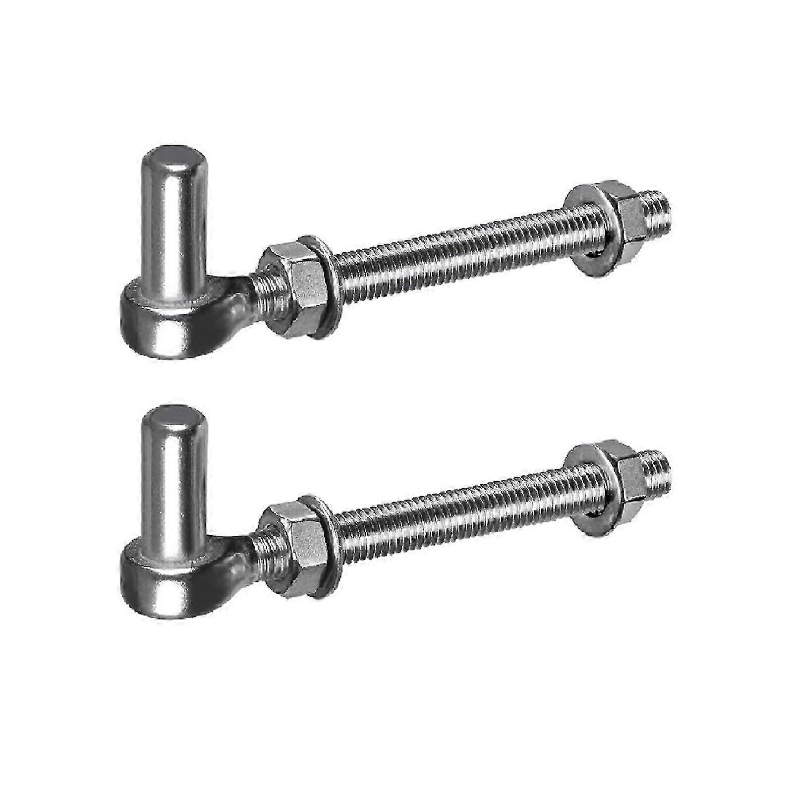 Long-lasting Rust-Resistant Industrial Hinges 10-inch for Secure Large Gate Installation with J Bolts