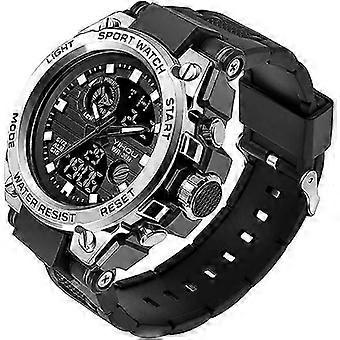 Men's Military Watch Outdoor Sports Electronic Watch Tactical Military Watch LED Stopwatch Waterproof Digital Analog Watch
