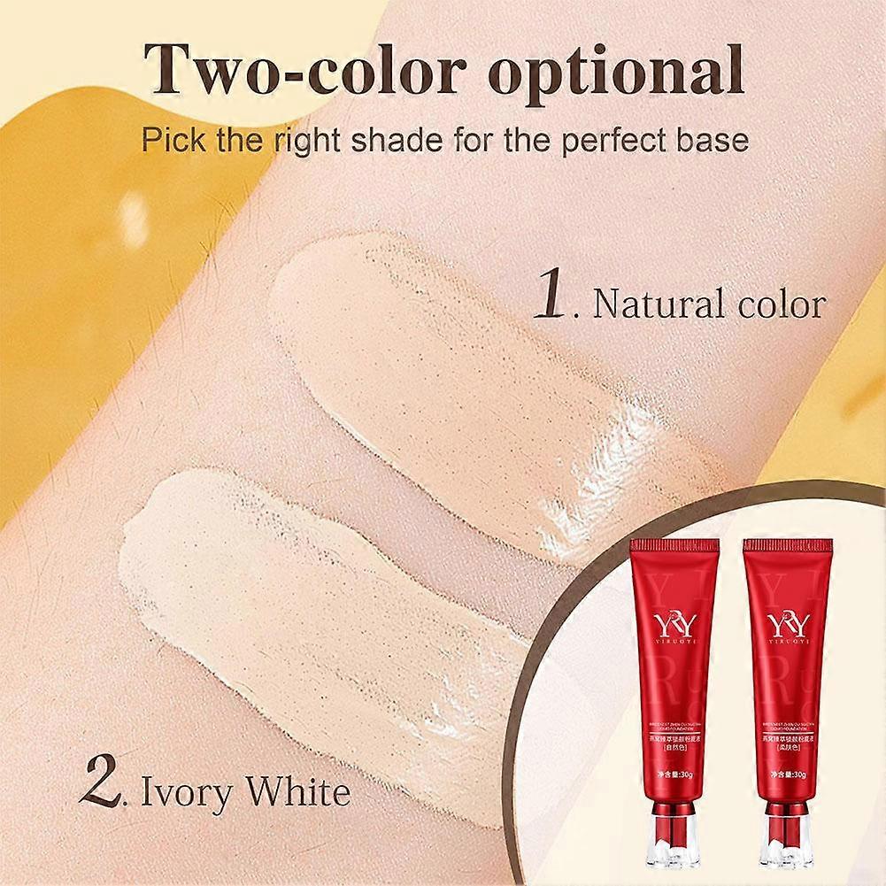 Natural color (A) $Bird's nest polypeptide liquid foundation primer moisturizing primer long-lasting non-slip moisturizing concealer authentic