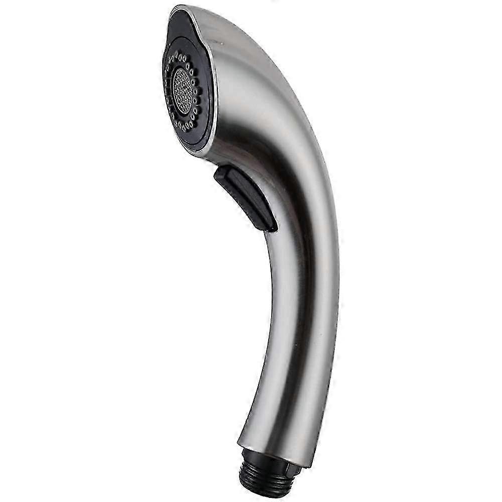 2025 Kitchen sink pull-down faucet spray head replacement set 2 function pull-out spray head brushed nickel