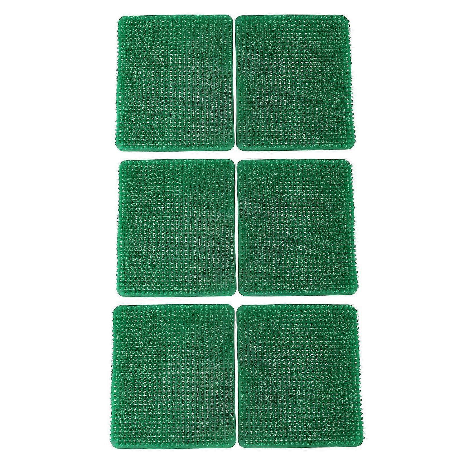 Chicken Nesting Pads Suitable for Coops - 6 Pcs Green Nesting Box Pads