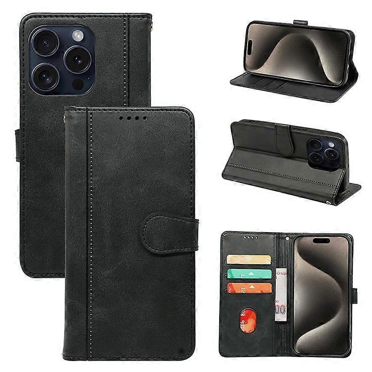 Compatible For iPhone 14 Pro Case Scratch-Proof PU Leather Wallet Phone Cover