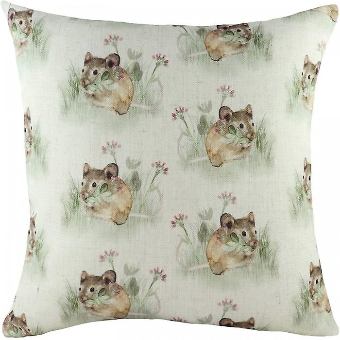 Evans Lichfield Hedgerow Mouse Cushion Cover