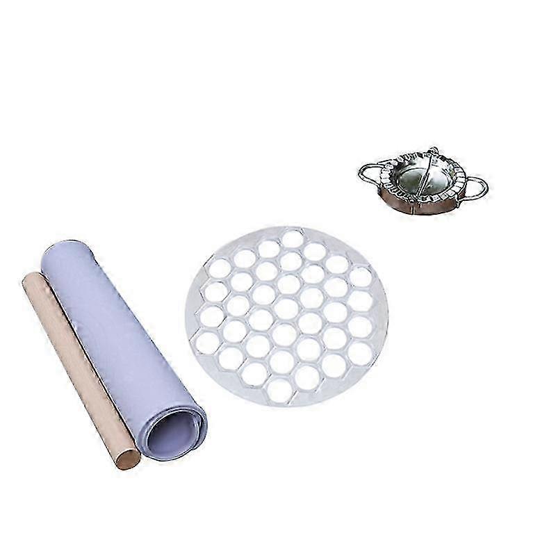 Household Round Dumpling Mold 37-Hole Dumpling Artifact Lazy Dumpling Maker Aluminum Alloy Dumpling