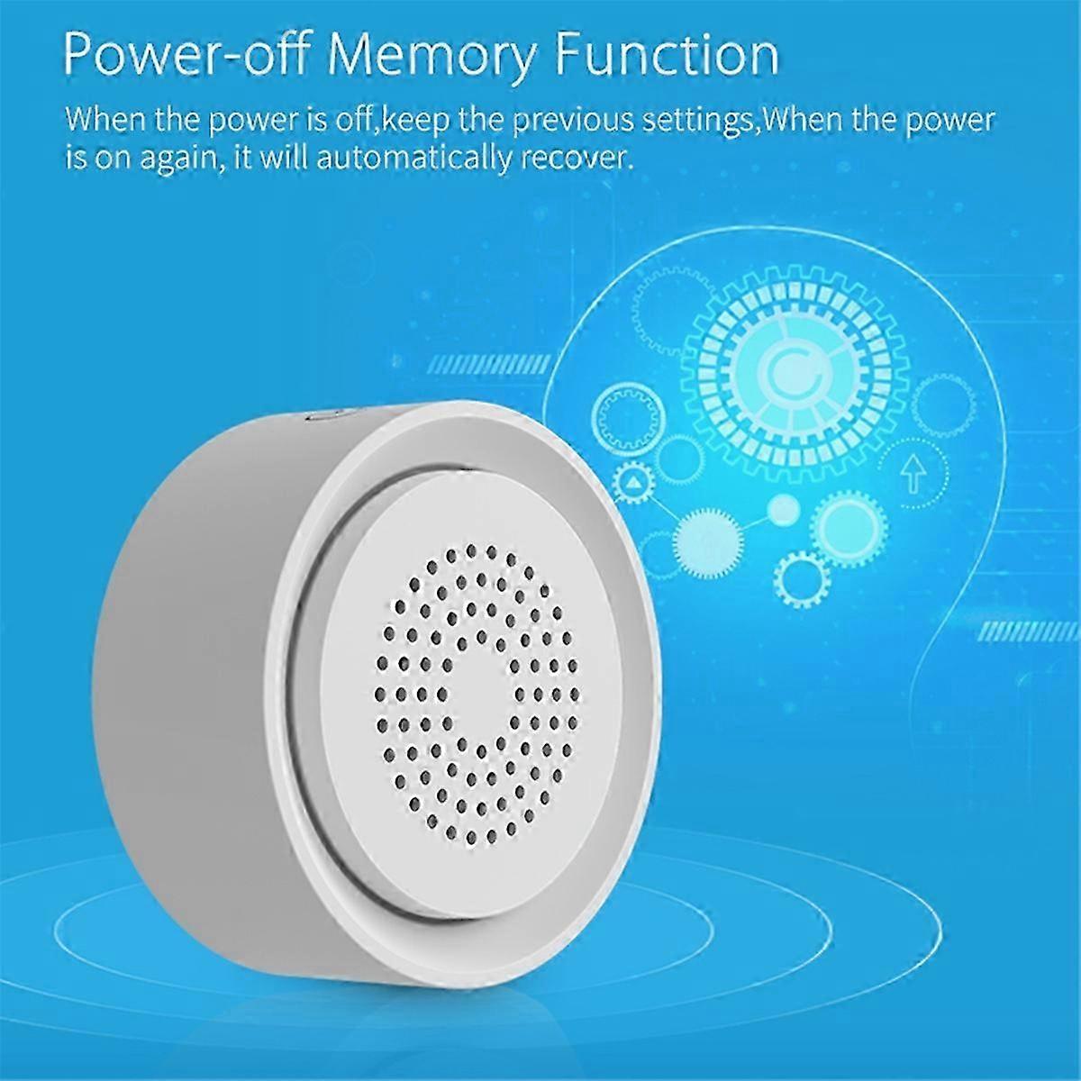 Tuya Alarm Smart Siren Wifi Alarm Sensor Lyd Lys Alert USB Intelligent Sensor Kompatibel for Al