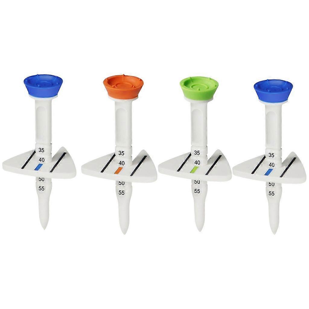 4Pcs/set More Distance Consistent Height Tees Golfs Tees Golfs Holder Tees Set