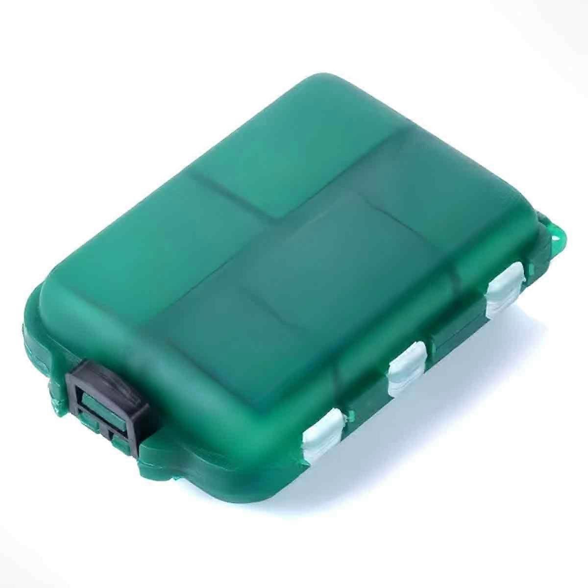 10 grids / Box Waterproof Hard Fishing Tackle Box Case Hooks Lures Baits Storage Box