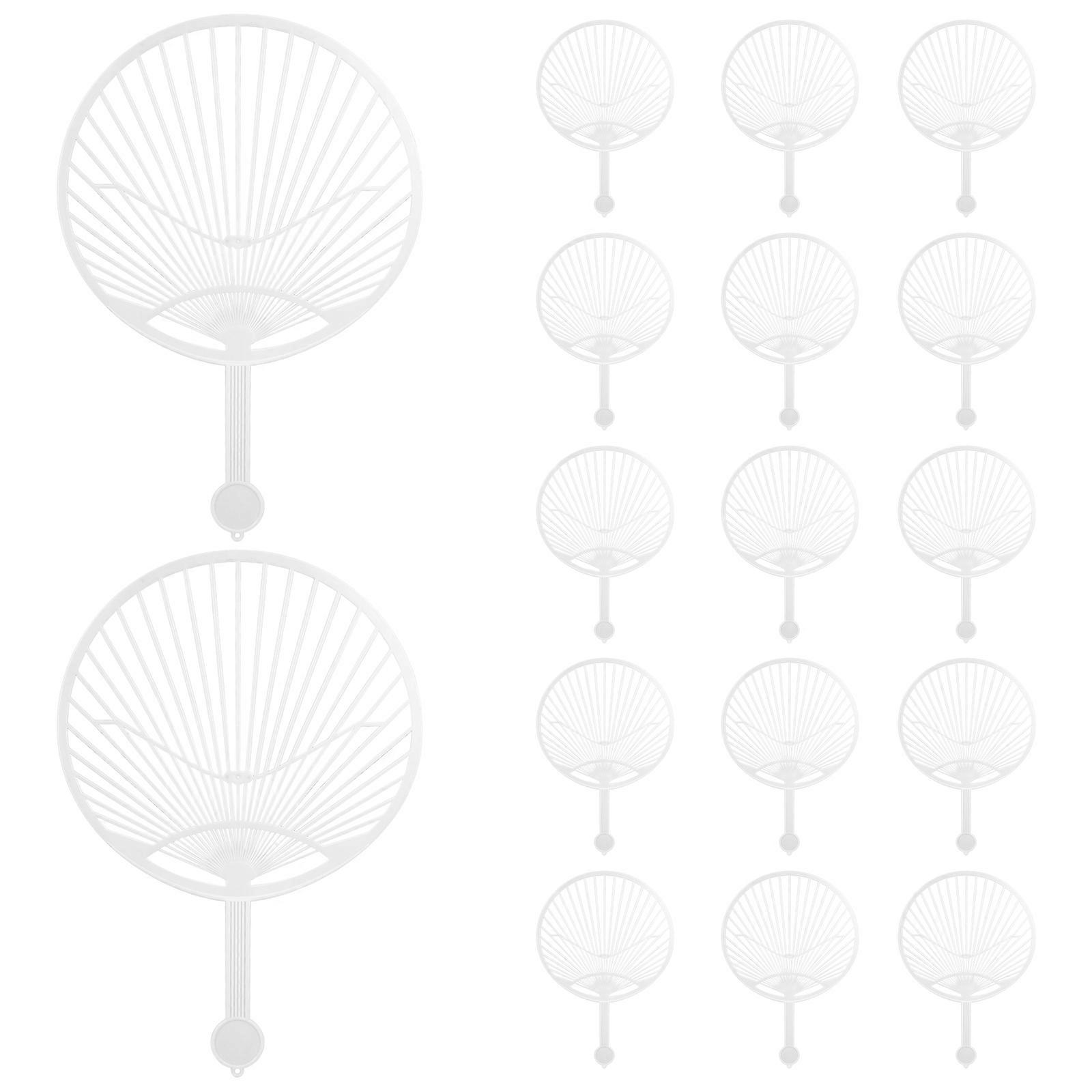Unfinished Hand Fan Frame, Versatile Use, Classic Appearance