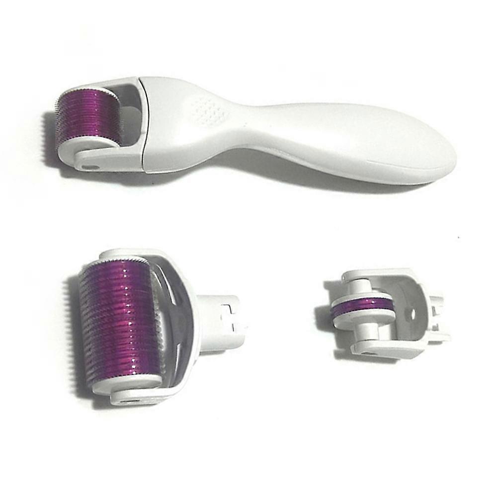 Microneedle Instrument|3 In 1 Micro Needle Roller Set - White
