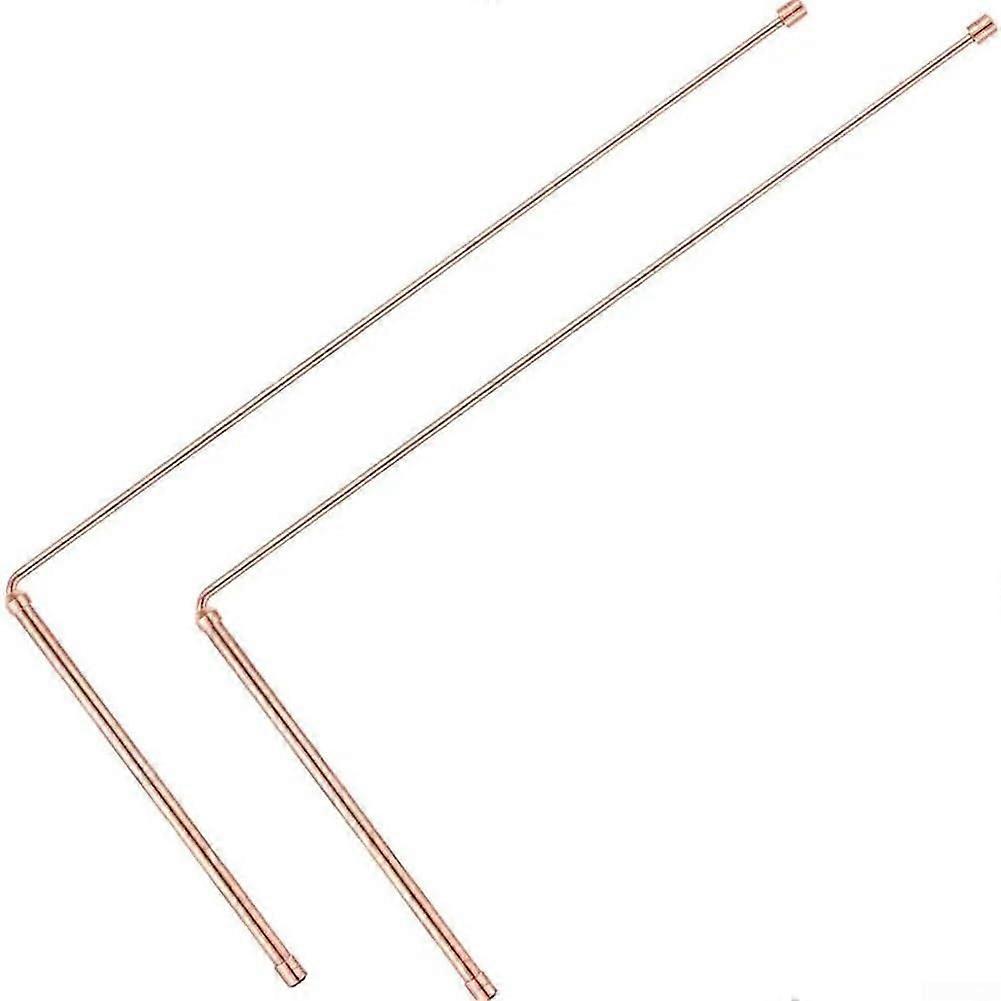 Copper Rods Set 2 Pieces, Effective Tool for Treasure Hunting and Energy Interaction, High-Quality Material Quality