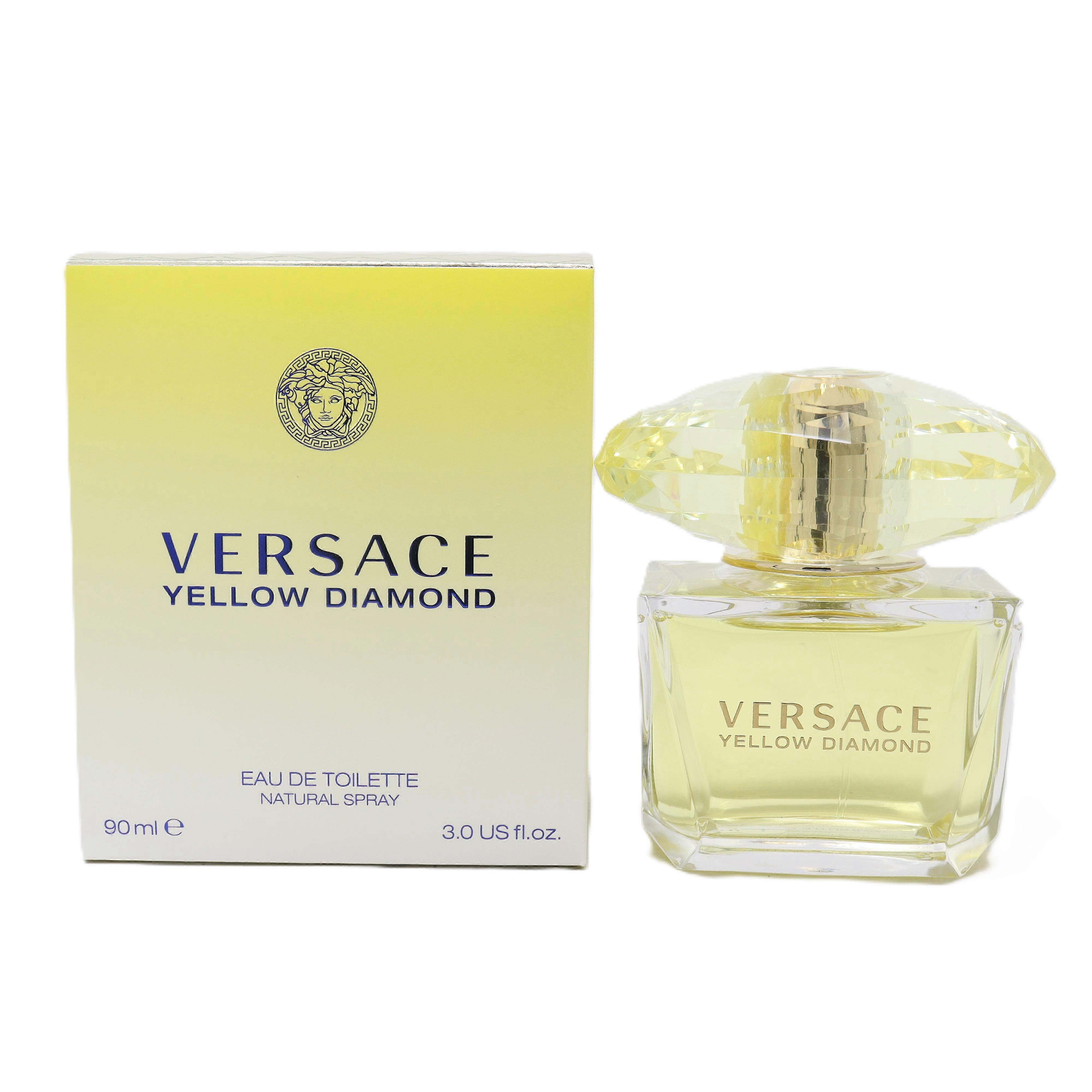 Versace Yellow Diamond Eau De Toilette Spray For Women 90ml