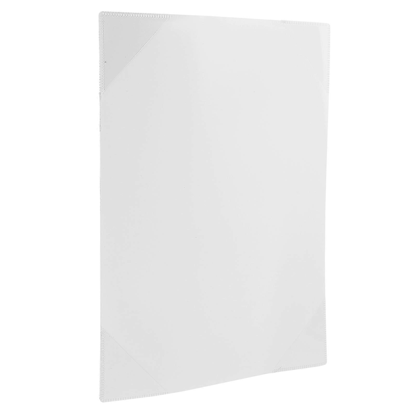 Clear Folder Plastic File Folder For Document Management Magnetic Attachment Easy Movement Office 1Pack