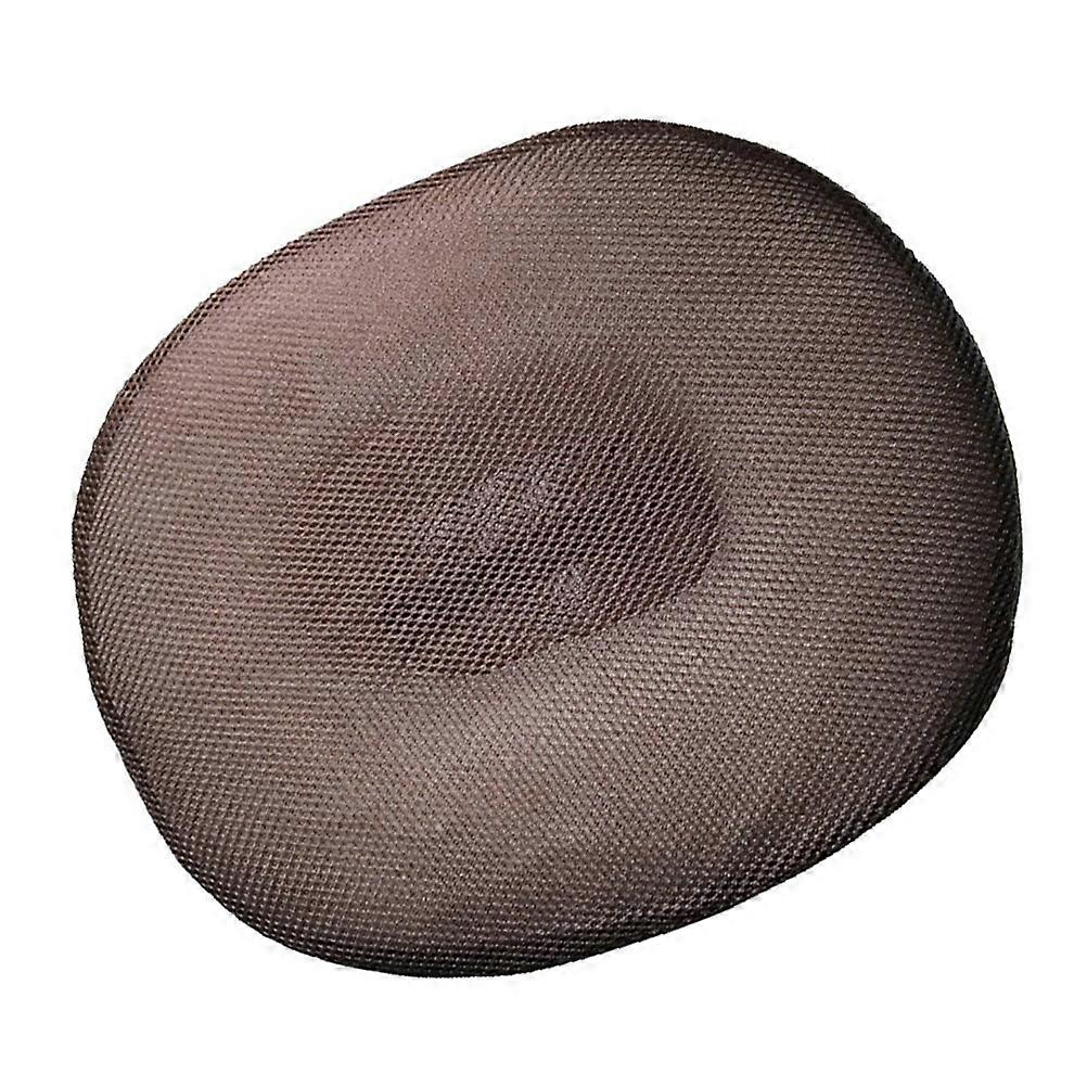 Bedside Commode Cushion Hollow Brown Mesh Healthy Weight Distribution Bedridden Patients 1Pcs