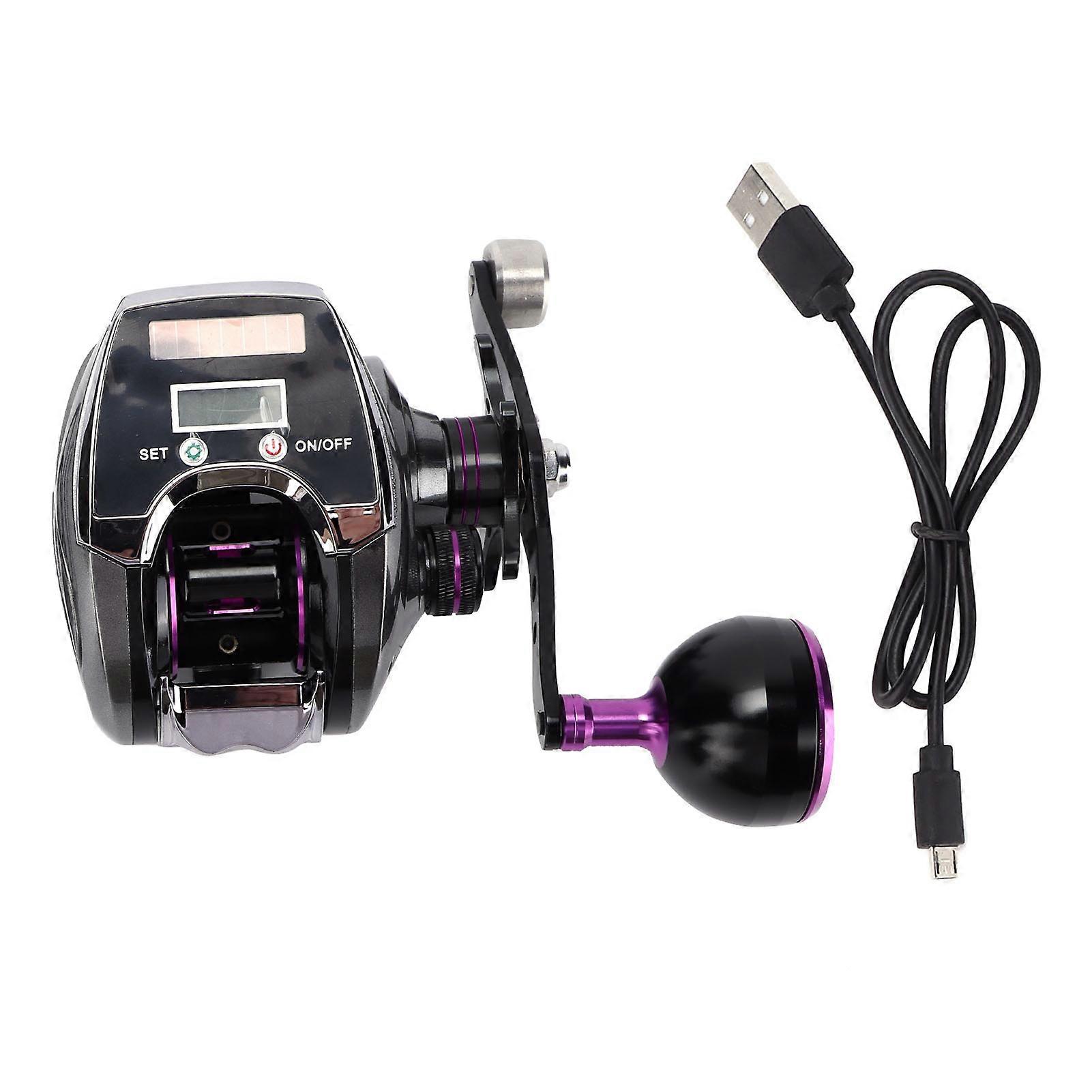 Waterproof Spinning Fishing Reel with Digital Display, 8.0:1 Gear Ratio, 18+1 Bearings, Reel Counter (Right Hand)