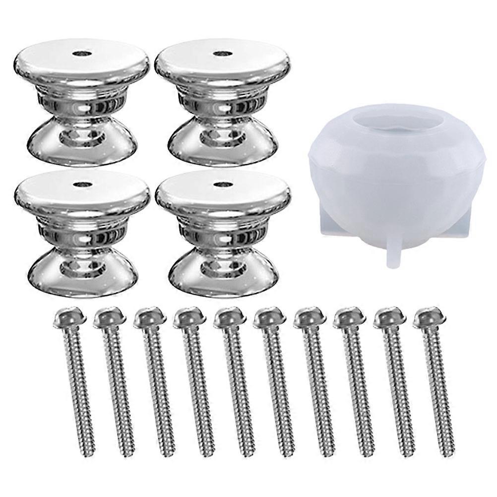 Cabinets Door Handles Mold Resin Casting DIY Projects 1.30X1.30X0.94In 1Set