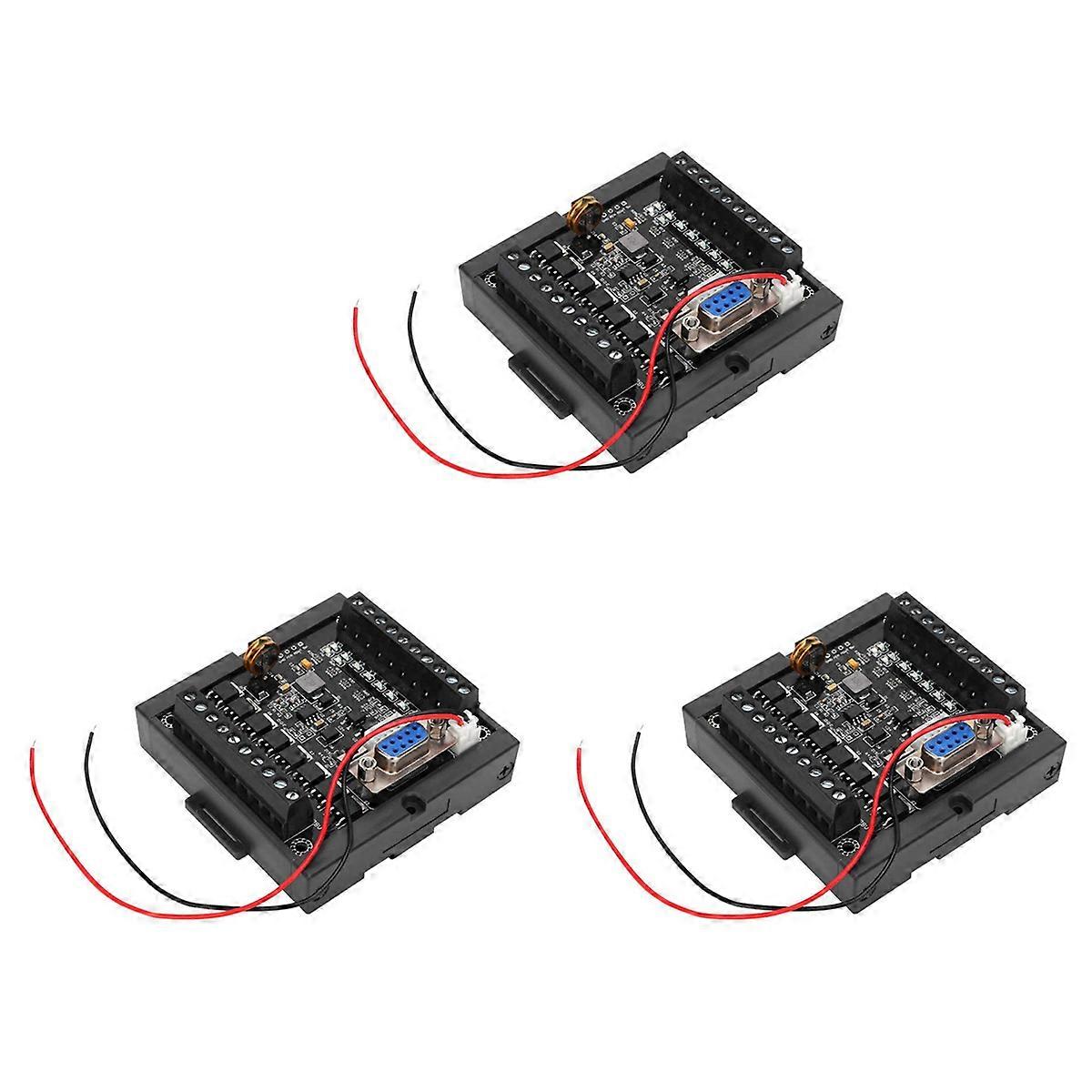 3X programmerbar kontroller FX1N-20MT PLC-modulregulator Industrielt kontrollkort DC24V programmert