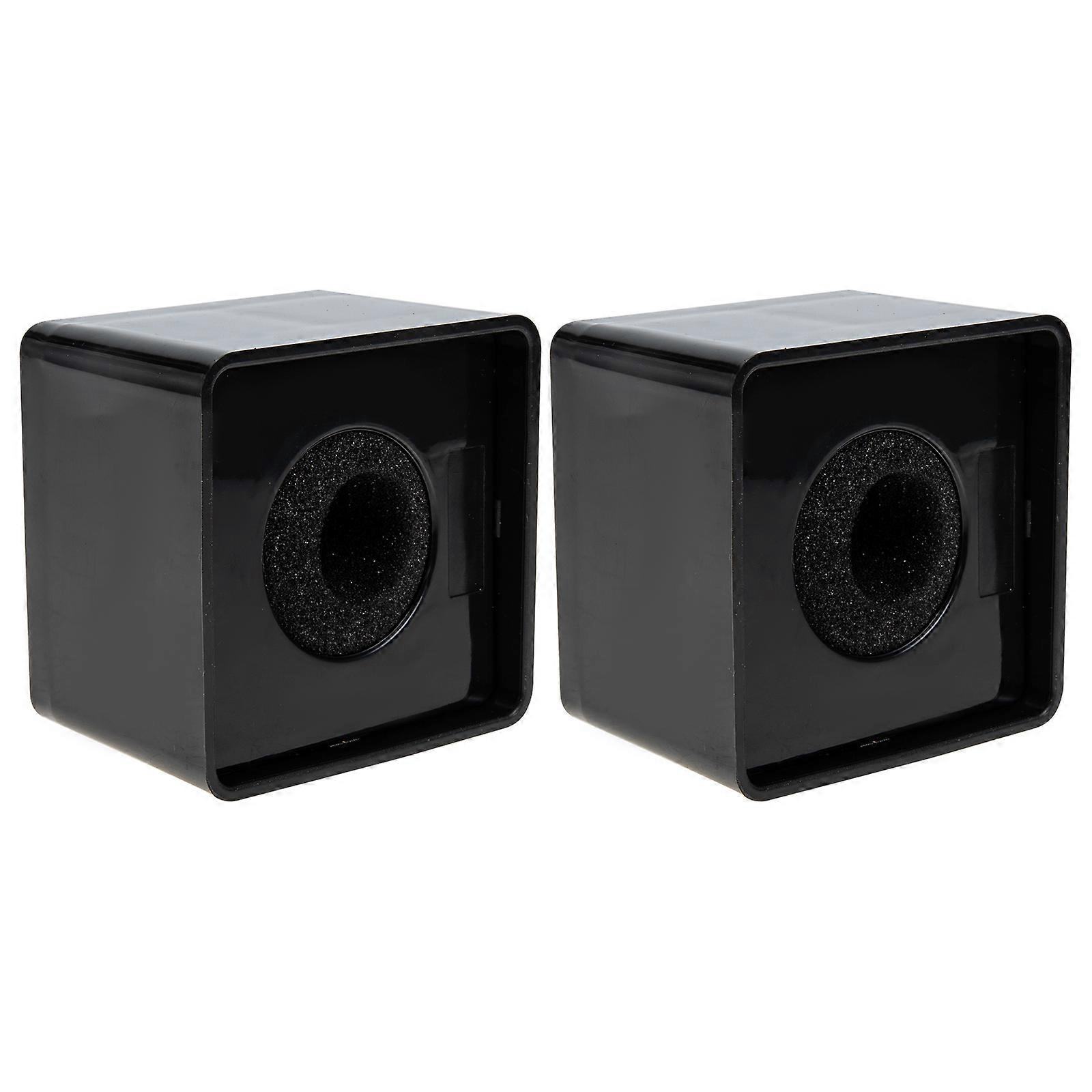 Mic Station Microphone Prop Professional Design 2Pcs