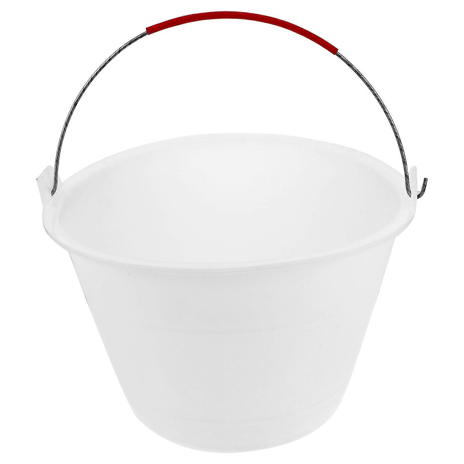 Construction Use Sand Bucket with Handle Gray Color 27.00X27.00X21.50CM Portable Design 1Set