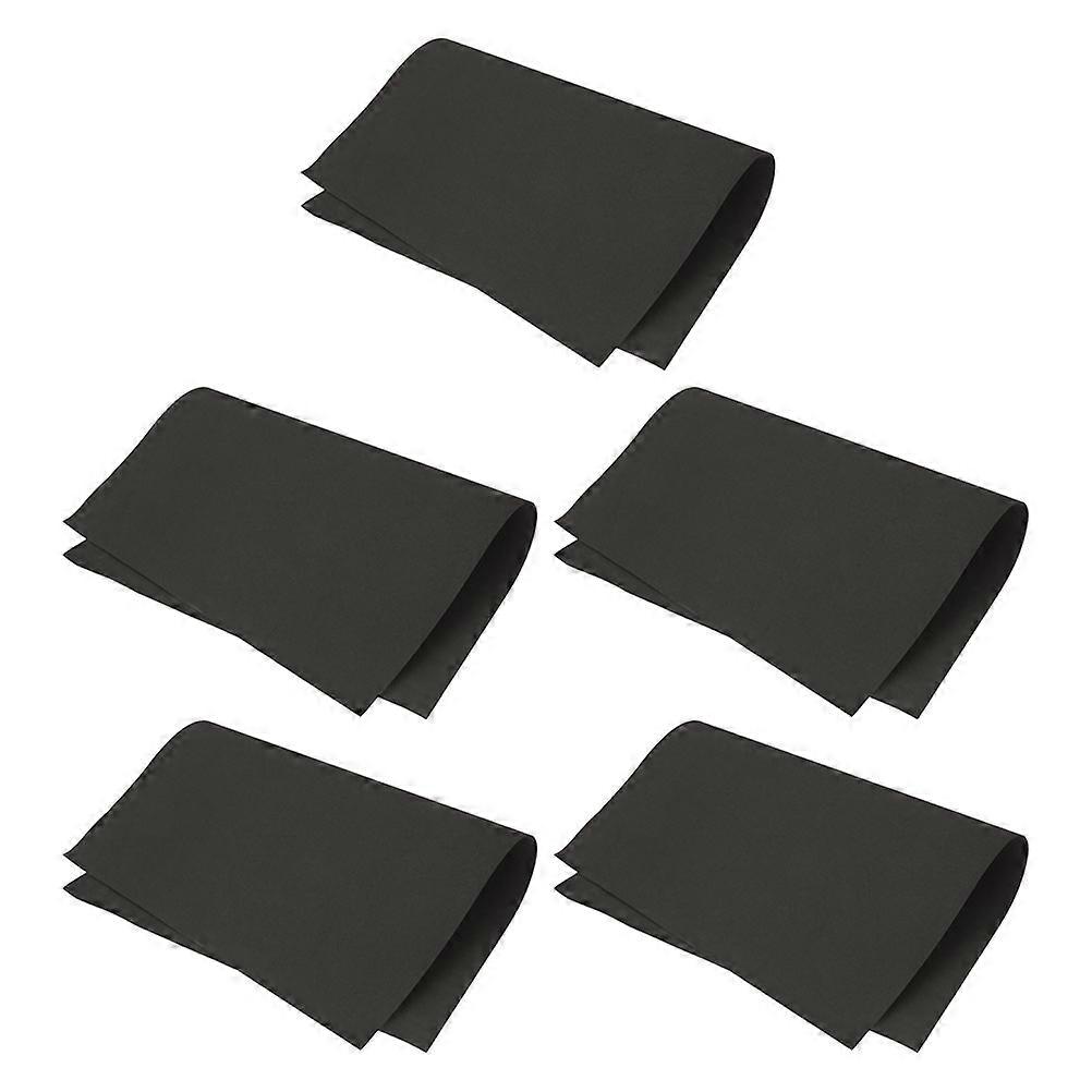Cosplay Foam EVA Foam Sheets Black Crafting Supplies For Cosplay Events Halloween Parties Beginners 5Set