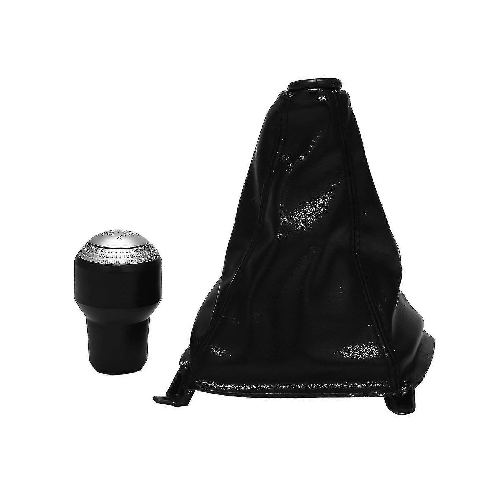 5 Speed Gear Shift Knob Leather Boot For Hyundai Tucson 2004 2005 2006 2007 2008 2009