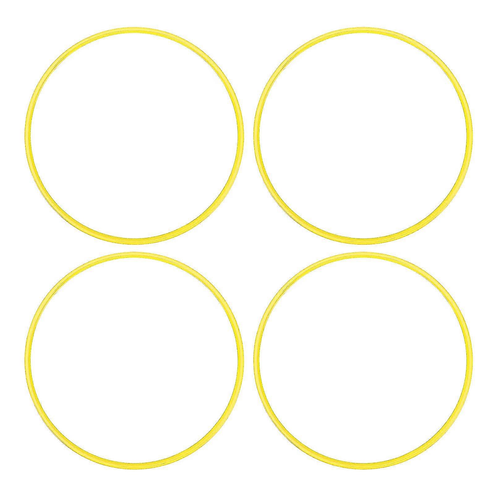 4 st 17 tums fälgskydd reptålig enkel installation fälg dekorativ ring universell passform för bilar gul MK87329