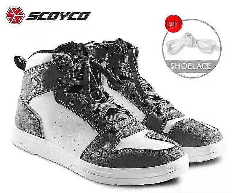 2024 מגפי אופנוע לגברים חדשים המתאימים למותגים מסוימים עור פרה עור מיקרופייבר נעלי מוטוקרוס לנשימה נגד החלקה עמיד בפני שחיקה