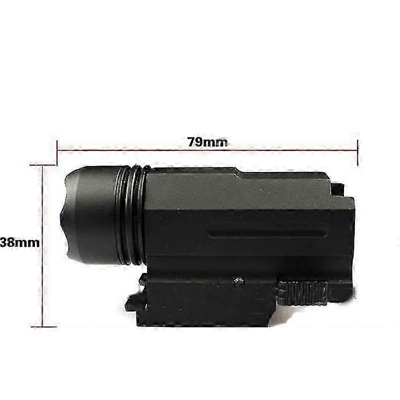 Outdoor Tactical Flashlight with Quick Release Under Hanging Design