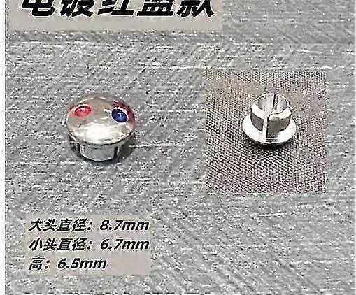 10pcs Hot And Cold Water Faucet Label Temperature Indicator Buttons Faucet Handle Index Buttons Hot Cold Water Markers For Kitchen Faucet Handle Repla