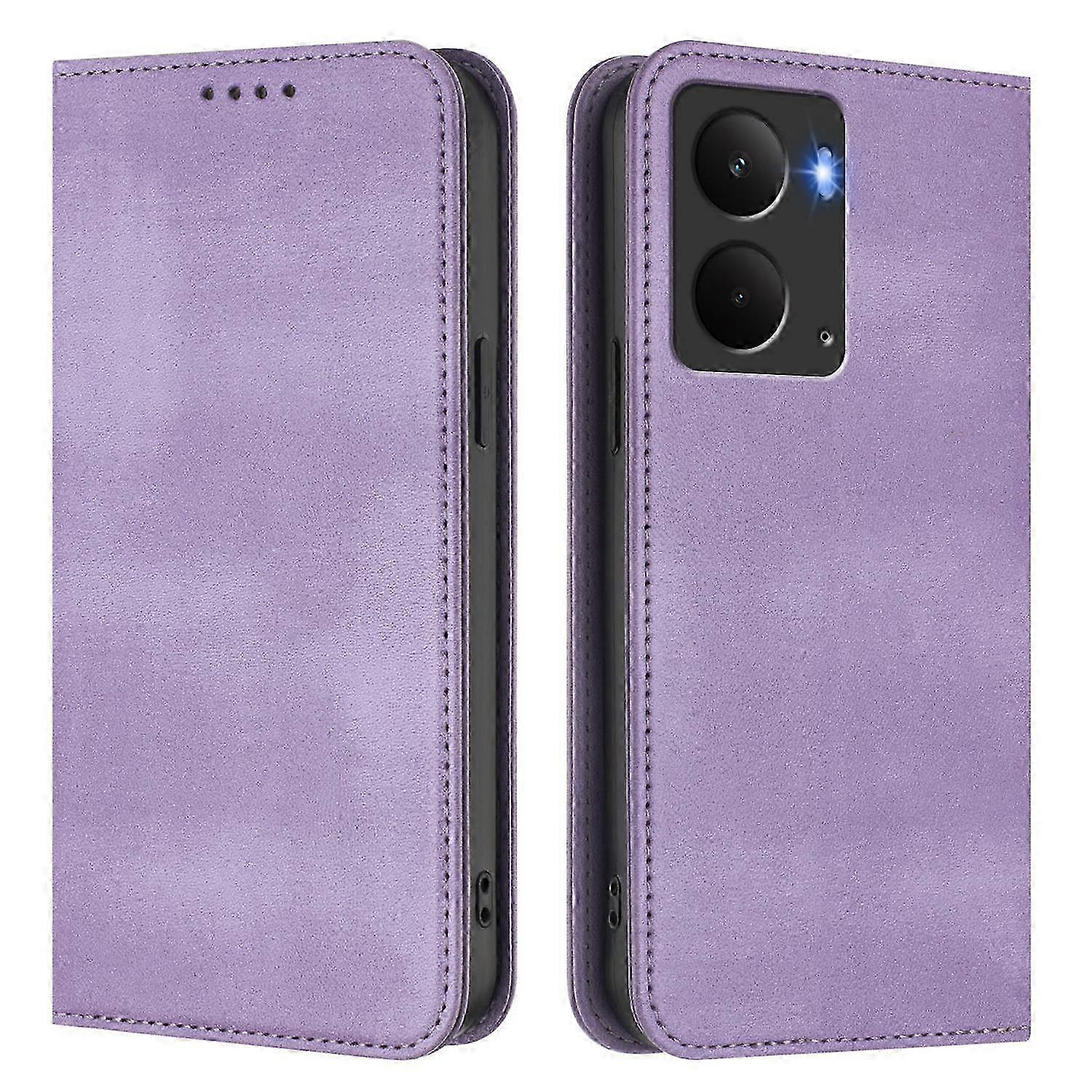 Wallet Cases with Retro Texture and RFID Blocking for Compatible Brands 5G Phones